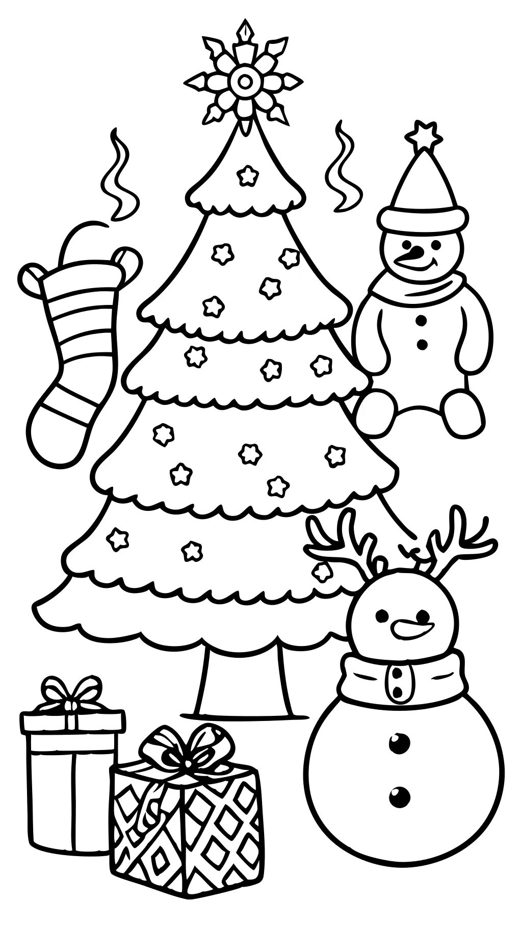 coloriages de Noël imprimable